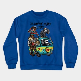 hallowen candy hunt Crewneck Sweatshirt